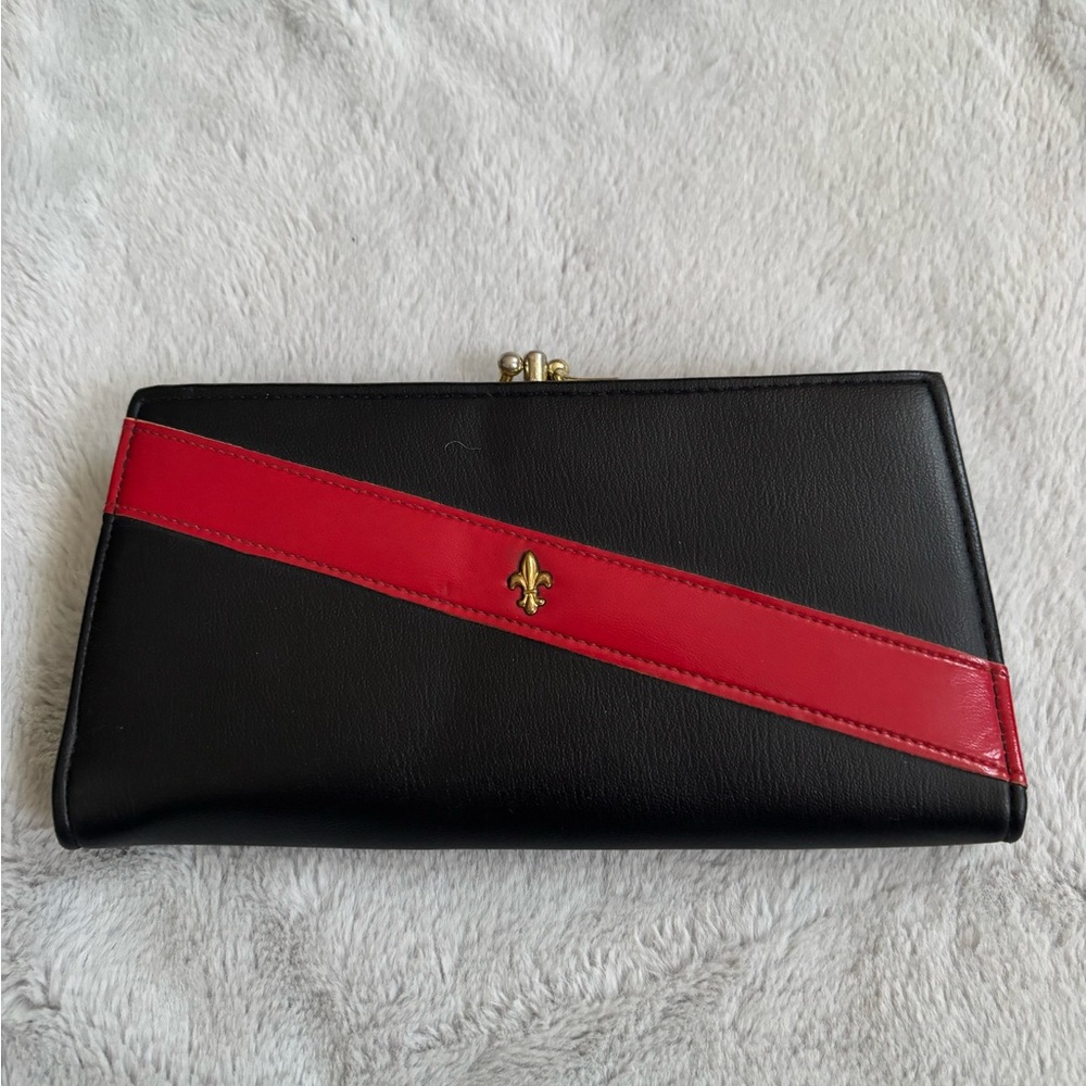 Black and Red Women's Clutch